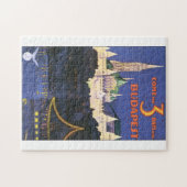 Boedapest Vintage Travel Poster Legpuzzel (Horizontaal)