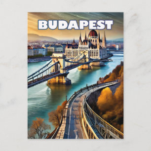 Boedapest, waar cultuur en kunst bloeien in ha briefkaart