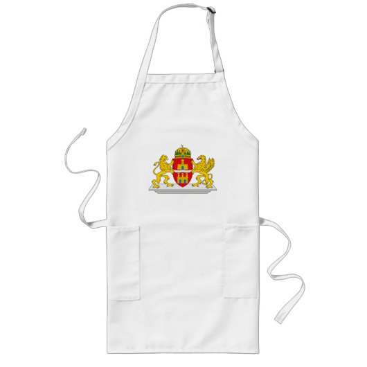 Boedapest wapenschild Apron Lang Schort (Voorkant)