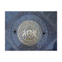 Boedapest wapenschild op een mangat Hoesje