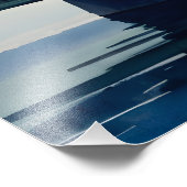 Boedapest waterverf kunst foto afdruk (Hoek)