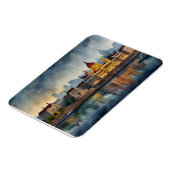 Boedapest waterverf kunst magneet (Linkerzijde)