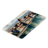 Boedapest waterverf kunst magneet (Linkerzijde)