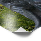 Boedda-beeld in de Japanse tuinen Golden Foto Afdruk (Hoek)