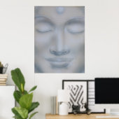 boeddah face meditation poster (Thuiskantoor)