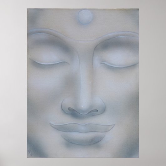 boeddah face meditation poster (Voorkant)