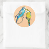 boeddders ronde sticker (Tas)