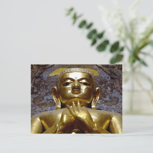 Boeddha 2 briefkaart (Staand voorkant)