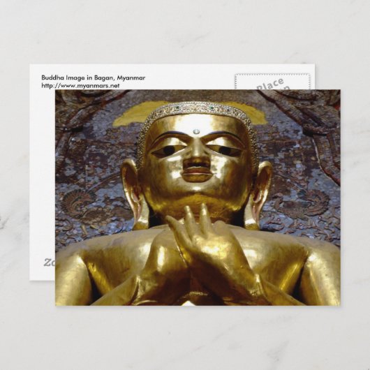 Boeddha 2 briefkaart (Voorkant / Achterkant)