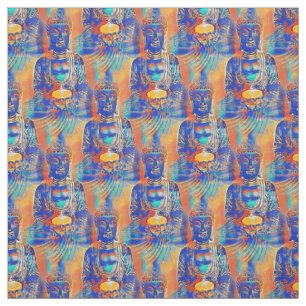 Boeddha Abstract kleurrijk Stof