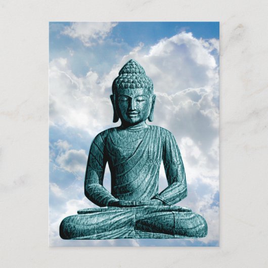 Boeddha alleen - Verticaal Briefkaart (Voorkant)