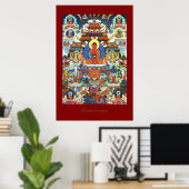 Boeddha Amitabha Religieuze Art Poster Series (Thuiskantoor)