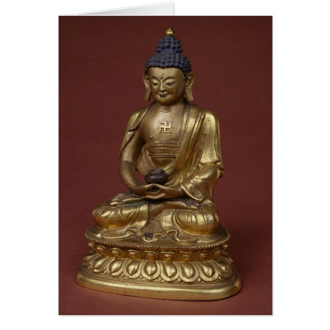 Boeddha Amitayus zit in meditatie (Voorkant)