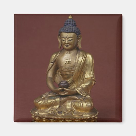 Boeddha Amitayus zit in meditatie Magneet (Voorkant)