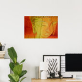 Boeddha & Bambus Poster (Thuiskantoor)