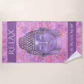 Boeddha Beach Towel (tekst aanpasbaar) Strandlaken (Voorkant)