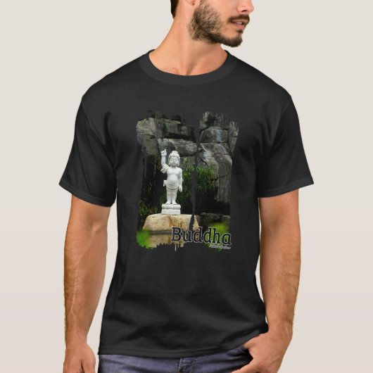 Boeddha Beeld Boeddhisme Mode Vrouw Mannen Beeldho T-shirt (Voorkant)