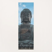 Boeddha beeld Sky Inspirerend Eenheid Een kant Yogamat (Voorkant)