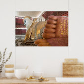Boeddha Beeld Voeten Poster (Keuken)