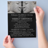 Boeddha-beelden, boeddhistische groep Adverteren F Flyer (Hand)