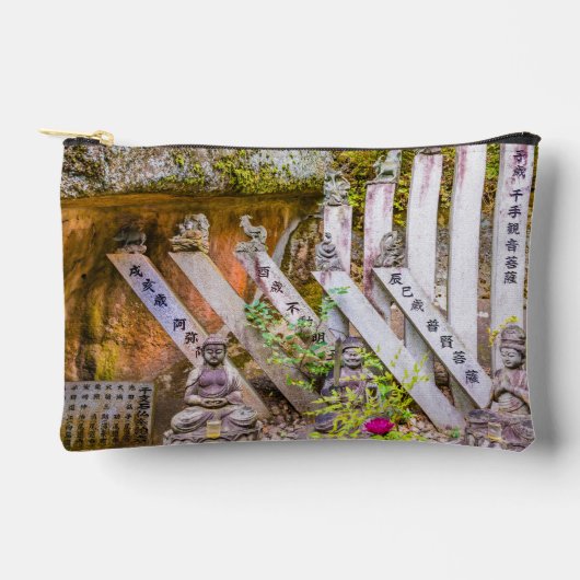 Boeddha-beelden in de tempel Senko-ji Etui (Voorkant)