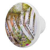 Boeddha-beelden in de tempel Senko-ji Keramische Knop (Rechts)