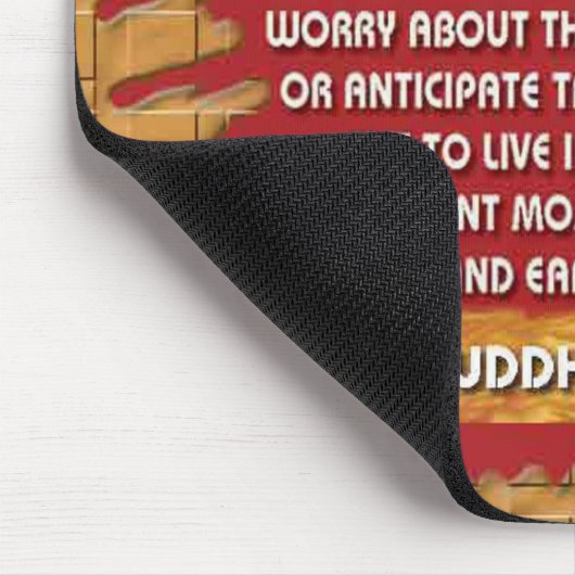 Boeddha Berichten mousepad Muismat (Hoek)