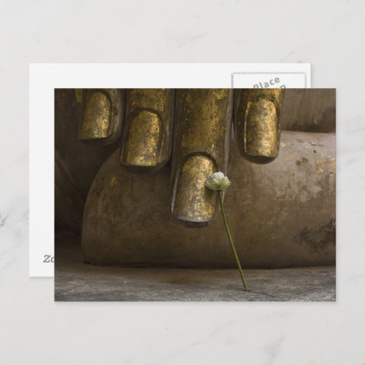 Boeddha bij Wat Si Chum. Briefkaart (Voorkant / Achterkant)