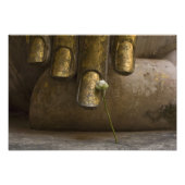 Boeddha bij Wat Si Chum. Foto Afdruk (Voorkant)