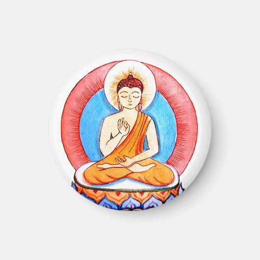 Boeddha Bild. Magneet (Voorkant)