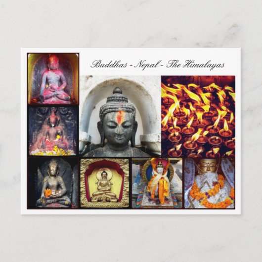 Boeddha & Boeddha Statues, Shakyamuni dharma / Nep Briefkaart (Voorkant)