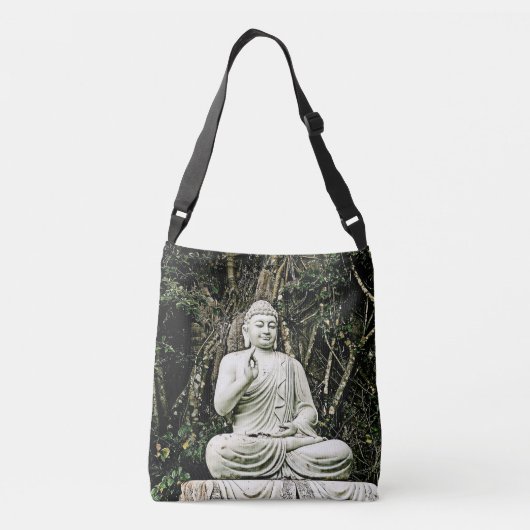 boeddha , boeddhisme , aziatisch , traditioneel ,  crossbody tas (Achterkant)