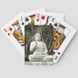 boeddha, boeddhisme, Aziatisch, traditioneel, reli Pokerkaarten