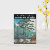 Boeddha Boeddhisme Meditatie Positi Kaart (Gele Bloem)