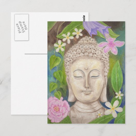 Boeddha briefkaart (Voorkant / Achterkant)