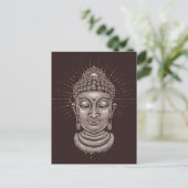 Boeddha-briefkaart Briefkaart (Staand voorkant)