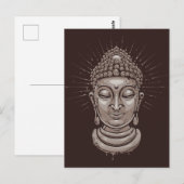 Boeddha-briefkaart Briefkaart (Voorkant / Achterkant)