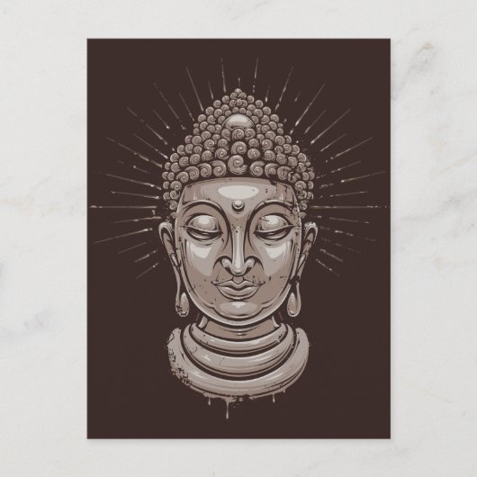 Boeddha-briefkaart Briefkaart (Voorkant)