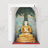 Boeddha-Briefkaart Briefkaart (Voorkant / Achterkant)