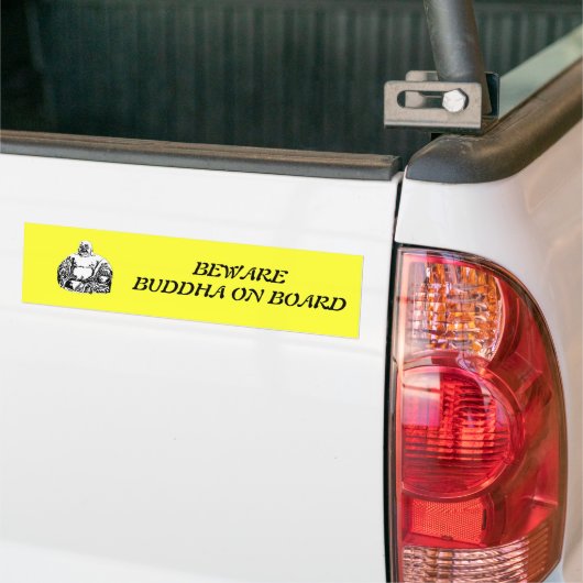 boeddha bumpersticker (Op Truck)