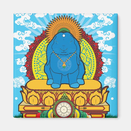 BOEDDHA BUN MAGNEET (Voorkant)
