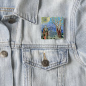 Boeddha, c.1905 vierkante button 5,1 cm (In situ)