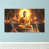 Boeddha Canvas Afdruk (Insitu (Houten vloer))