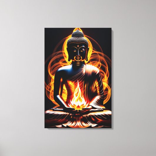 Boeddha Canvas Afdruk (Voorkant)