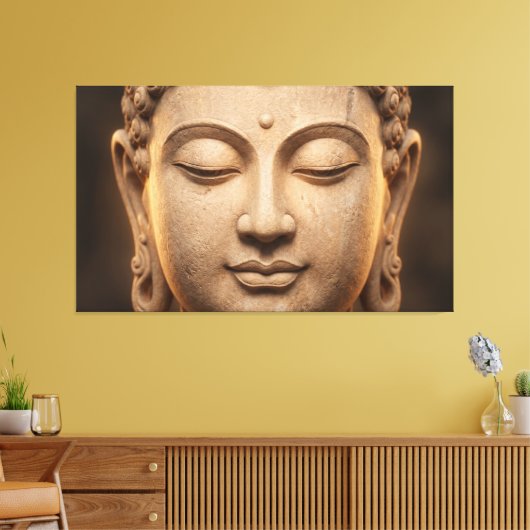 Boeddha Canvas Afdruk (Insitu (Woonkamer))