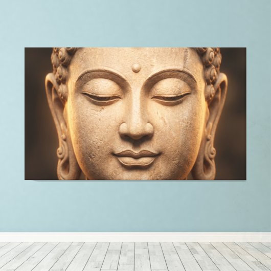 Boeddha Canvas Afdruk (Insitu (Houten vloer))