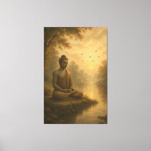 Boeddha Canvas Afdruk (Voorkant)