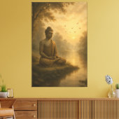 Boeddha Canvas Afdruk (Insitu (Woonkamer))