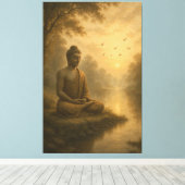 Boeddha Canvas Afdruk (Insitu (Houten vloer))