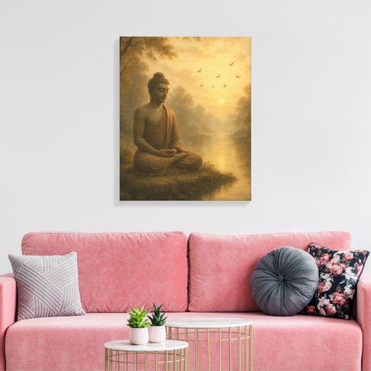 Boeddha Canvas Afdruk (Insitu (Woonkamer))